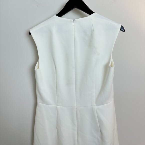 FRENCH CONNECTION Ruth Whisper A-Line Dress in Summer White Size US 10 - Picture 9 of 14